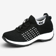 Dame sneakers med slip-on design og plateausål – Virella