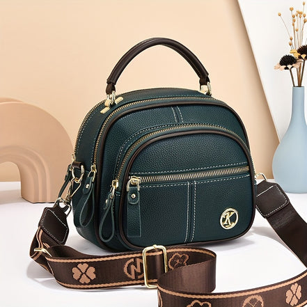 Elvoria Multi-Layer Shoulder Bag