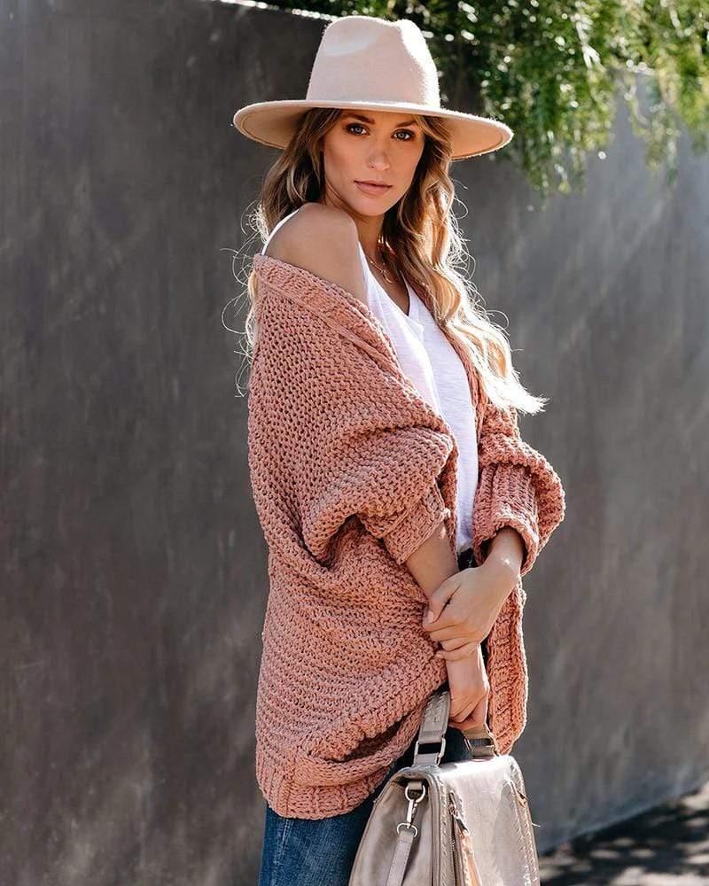 Maribelle boho strikcardigan til kvinder – komfort og stil i ét