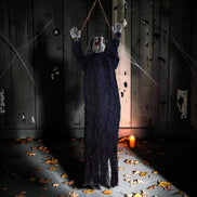 Závesný halloweensky duch s dlhými vlasmi na dekoráciu – Morvella