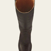 Knee-high damestøvler med blokhæl og klassisk design – Velanique