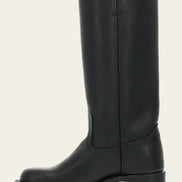 Knee-high damestøvler med blokhæl og klassisk design – Velanique