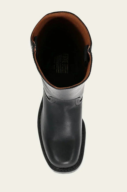 Knee-high damestøvler med blokhæl og klassisk design – Velanique