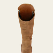 Knee-high damestøvler med blokhæl og klassisk design – Velanique