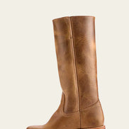 Knee-high damestøvler med blokhæl og klassisk design – Velanique