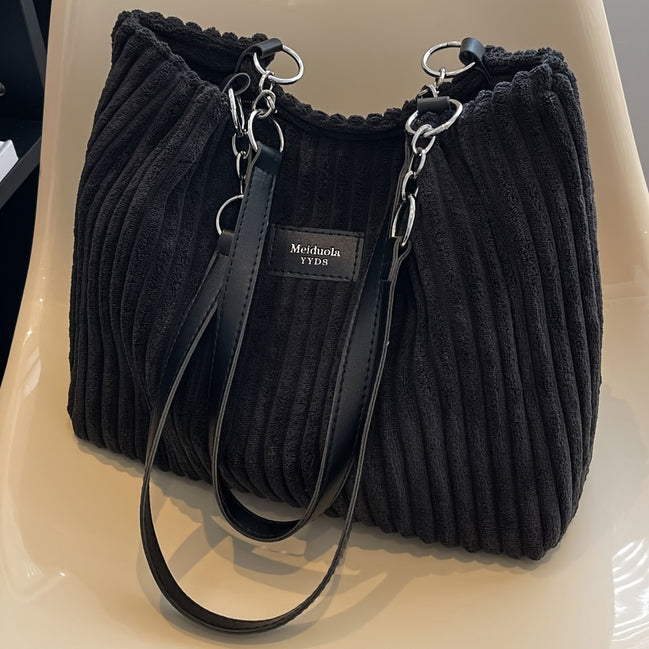 Cordira Corduroy Shoulder Bag