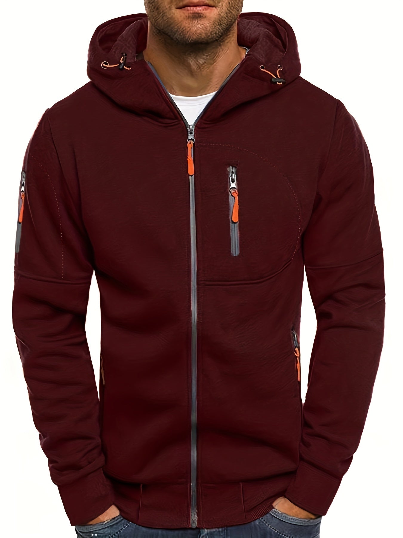 Nordlen Zip Hoodie – Herrejakke med hætte og lynlås
