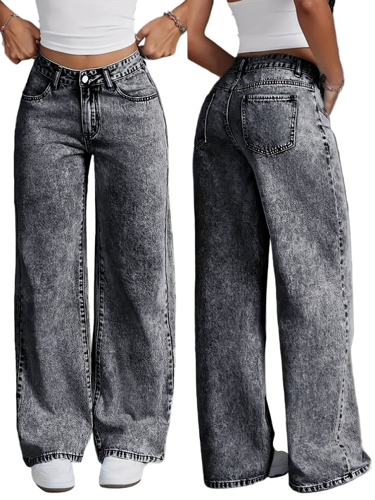 Elora Baggy Denim Jeans til kvinder