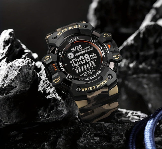 Tavrix digitalur – sportsur med stort display og TPU-rem