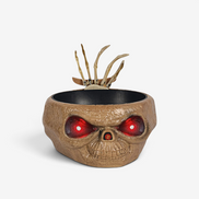 Halloweenska miska na sladkosti so snímačom pohybu a LED očami – Gravor