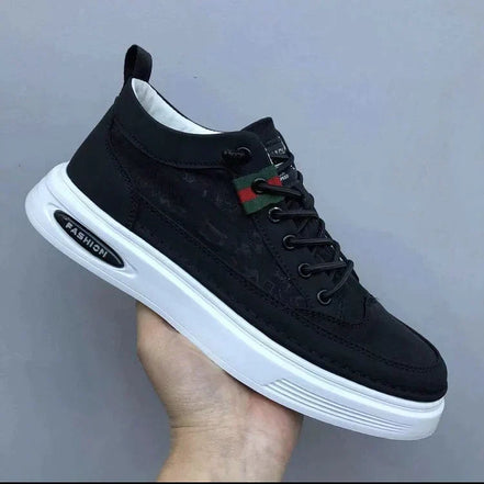 Zevo – Let Herresneaker i Strikket Tekstil