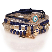Hamsera dame armbåndssæt – armbånd med Hamsa vedhæng i gaveæske