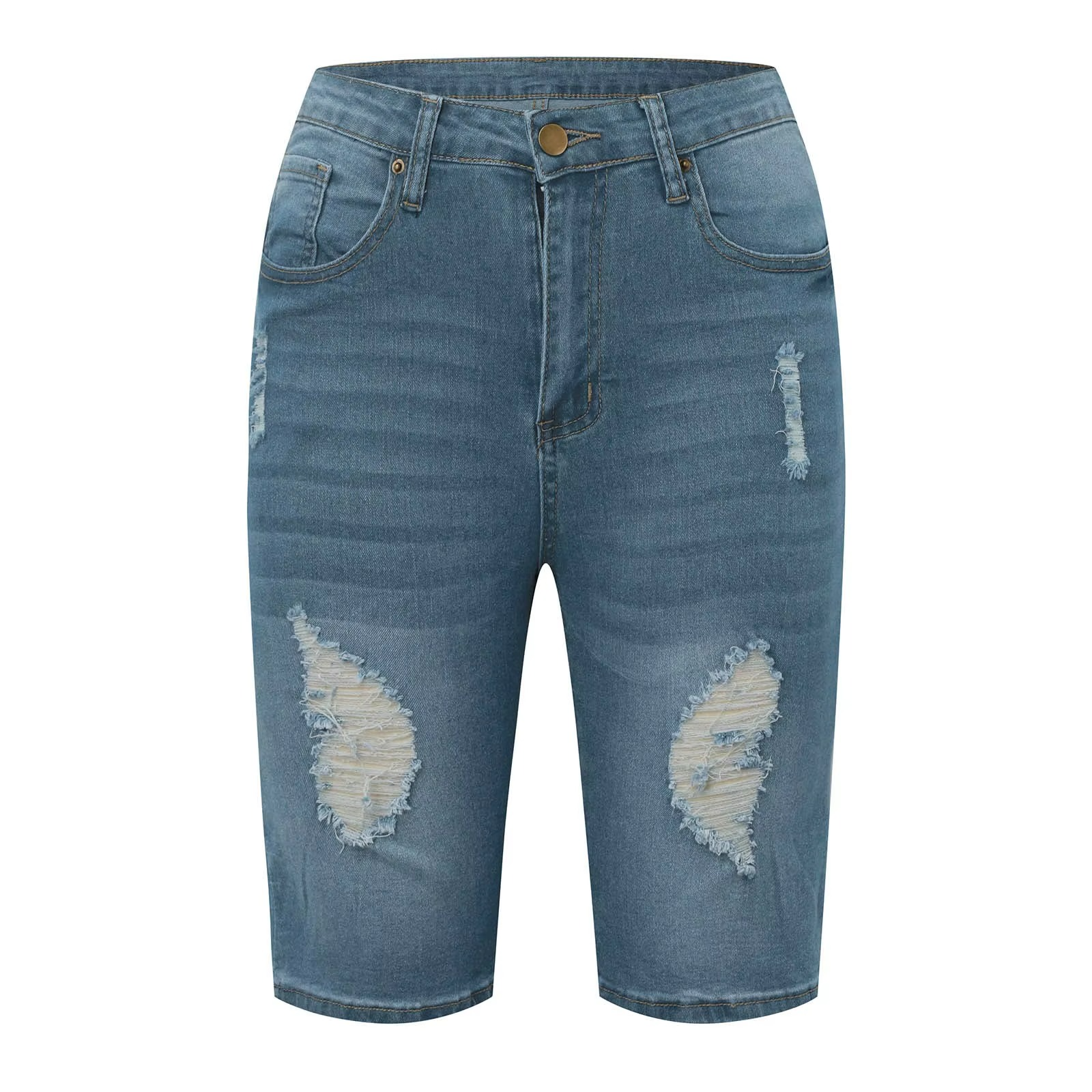 Ravelo high-waist shorts – slidte detaljer og lommer