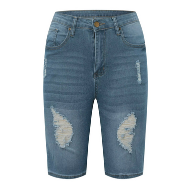 Ravelo high-waist shorts – slidte detaljer og lommer