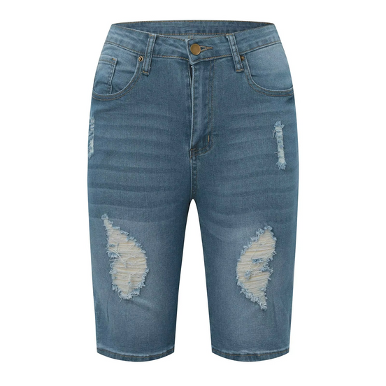 Ravelo high-waist shorts – slidte detaljer og lommer
