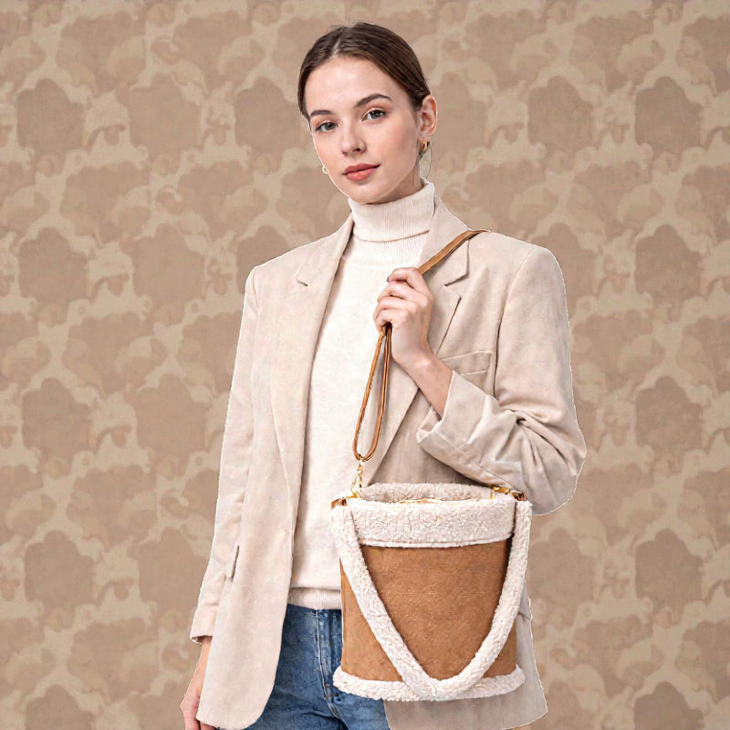 Lorvina bucket bag med justerbar rem