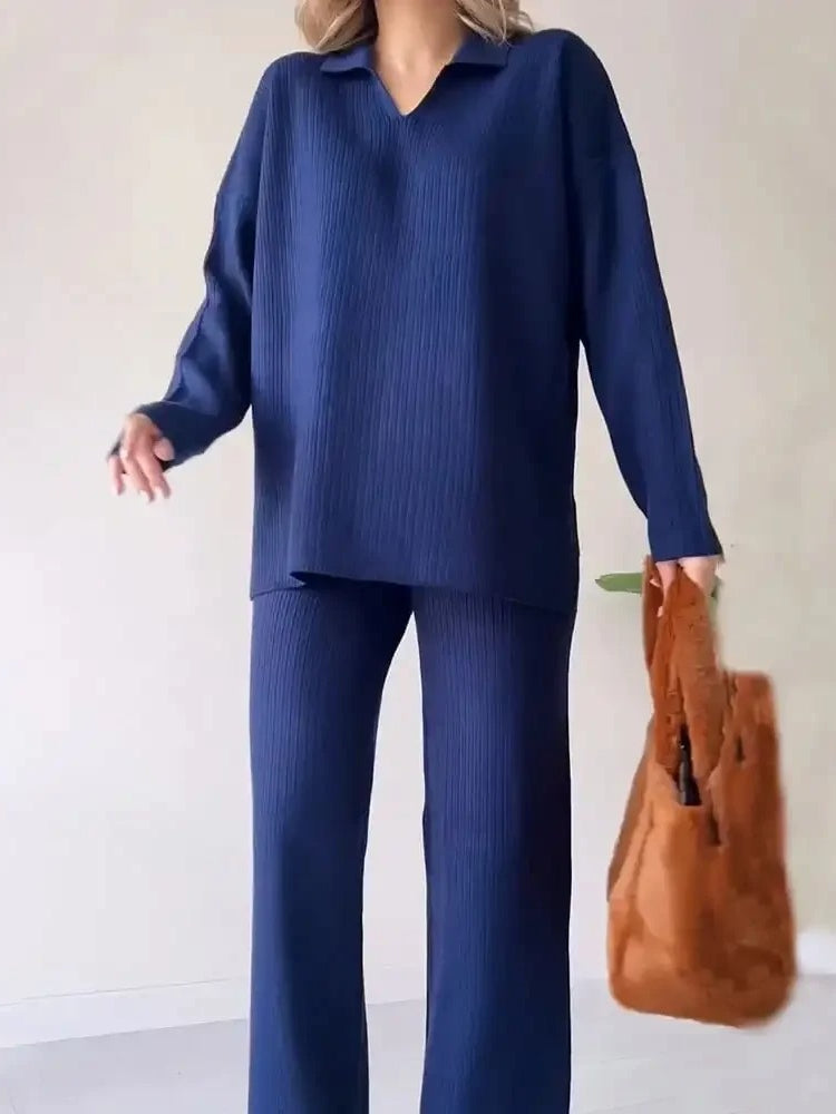 Velvella To-delt Sæt i Blød Bomuld-Modal Blandning