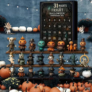 Halloween odpočítavací box s 31 minifigúrkami a dekoráciami – Velmoris