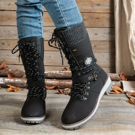 Arvella Knit Mid-Calf Boots