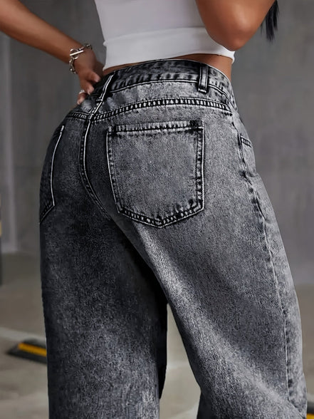 Elora Baggy Denim Jeans til kvinder