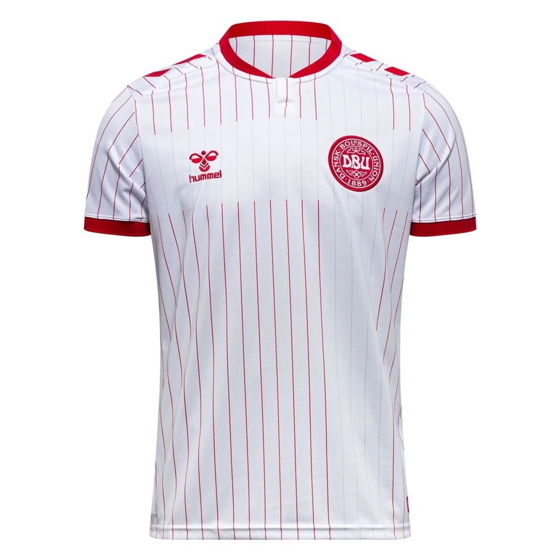 Danmark fodboldtrøje 2026 – kortærmet trøje i polyester til voksne