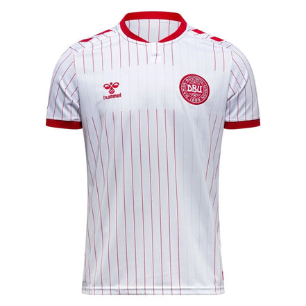 Danmark fodboldtrøje 2026 – kortærmet trøje i polyester til voksne