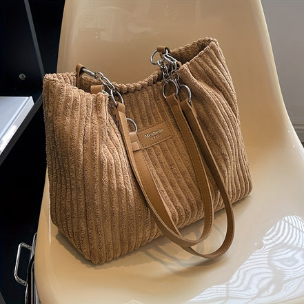 Cordira Corduroy Shoulder Bag