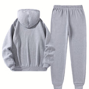 Varello Paris Set – hættetrøje og joggers sæt med print