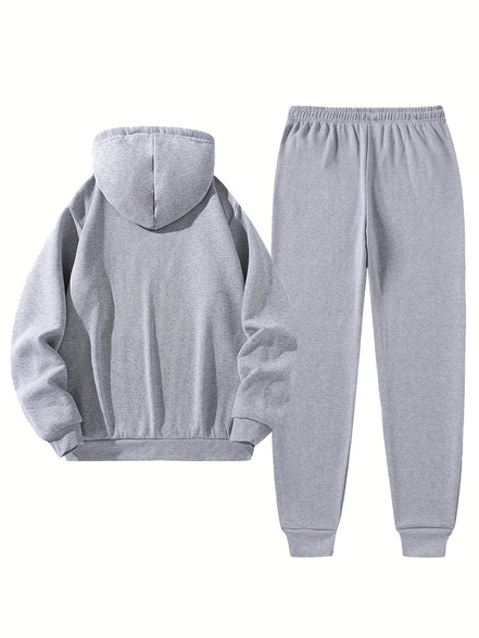 Varello Paris Set – hættetrøje og joggers sæt med print