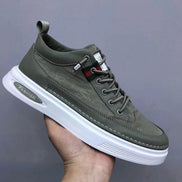 Zevo – Let Herresneaker i Strikket Tekstil