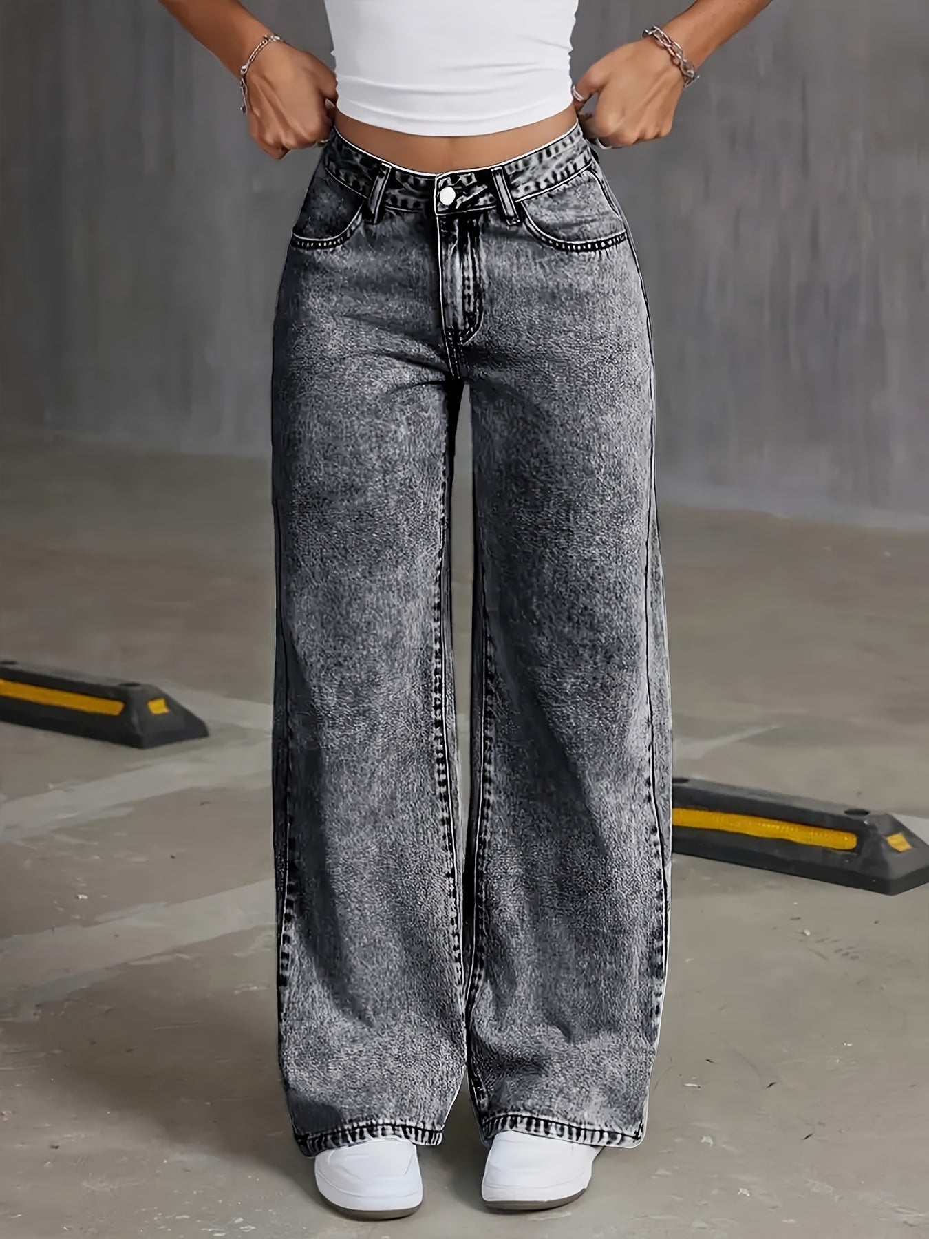 Elora Baggy Denim Jeans til kvinder