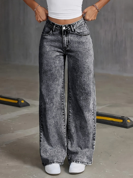 Elora Baggy Denim Jeans til kvinder