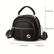 Elvoria Multi-Layer Shoulder Bag