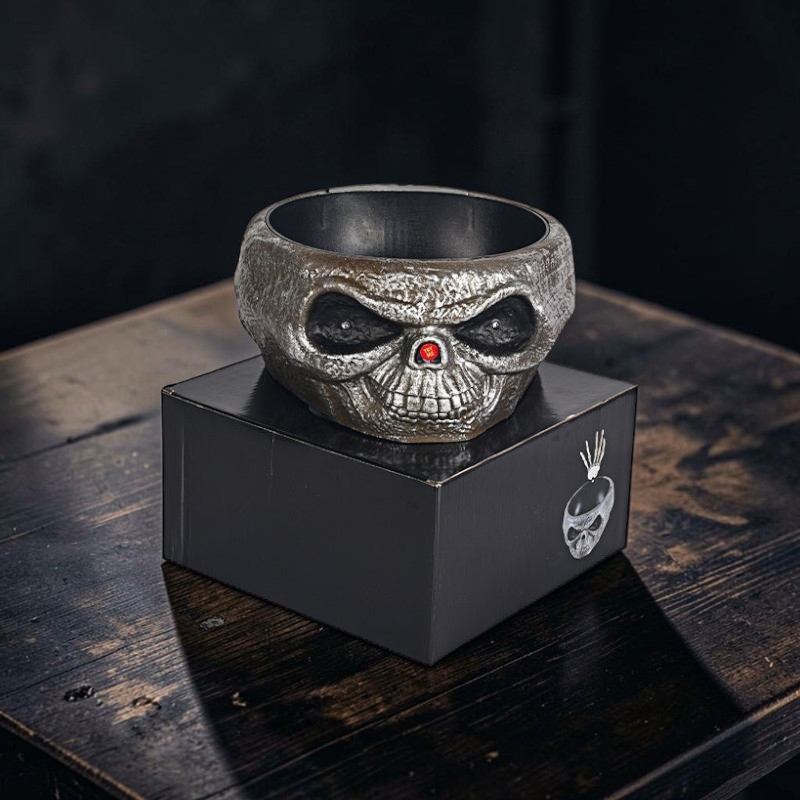 Halloweenska miska na sladkosti so snímačom pohybu a LED očami – Gravor