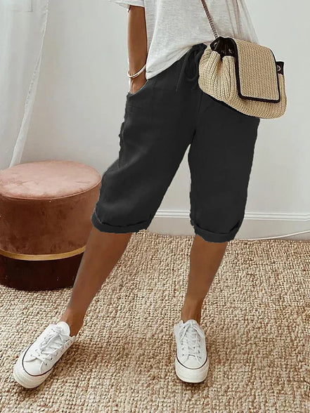 Noriva relaxed shorts – elastisk talje og sidelommer