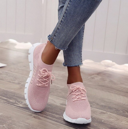 Aerielle sneakers med mesh-overdel og stødabsorberende sål