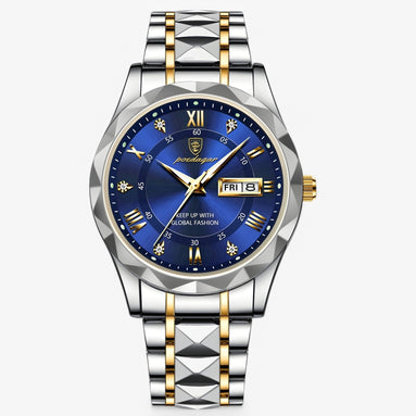 watches : Livio™ - Luxe polshorloges voor mannen in Zilverblauw van Pantino
