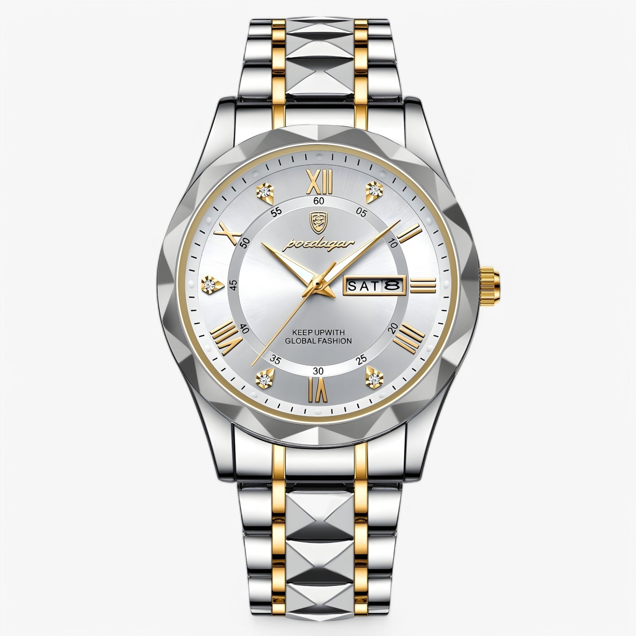 watches : Livio™ - Luxe polshorloges voor mannen in Zilver Wit (Nog 7 stuks) van Pantino