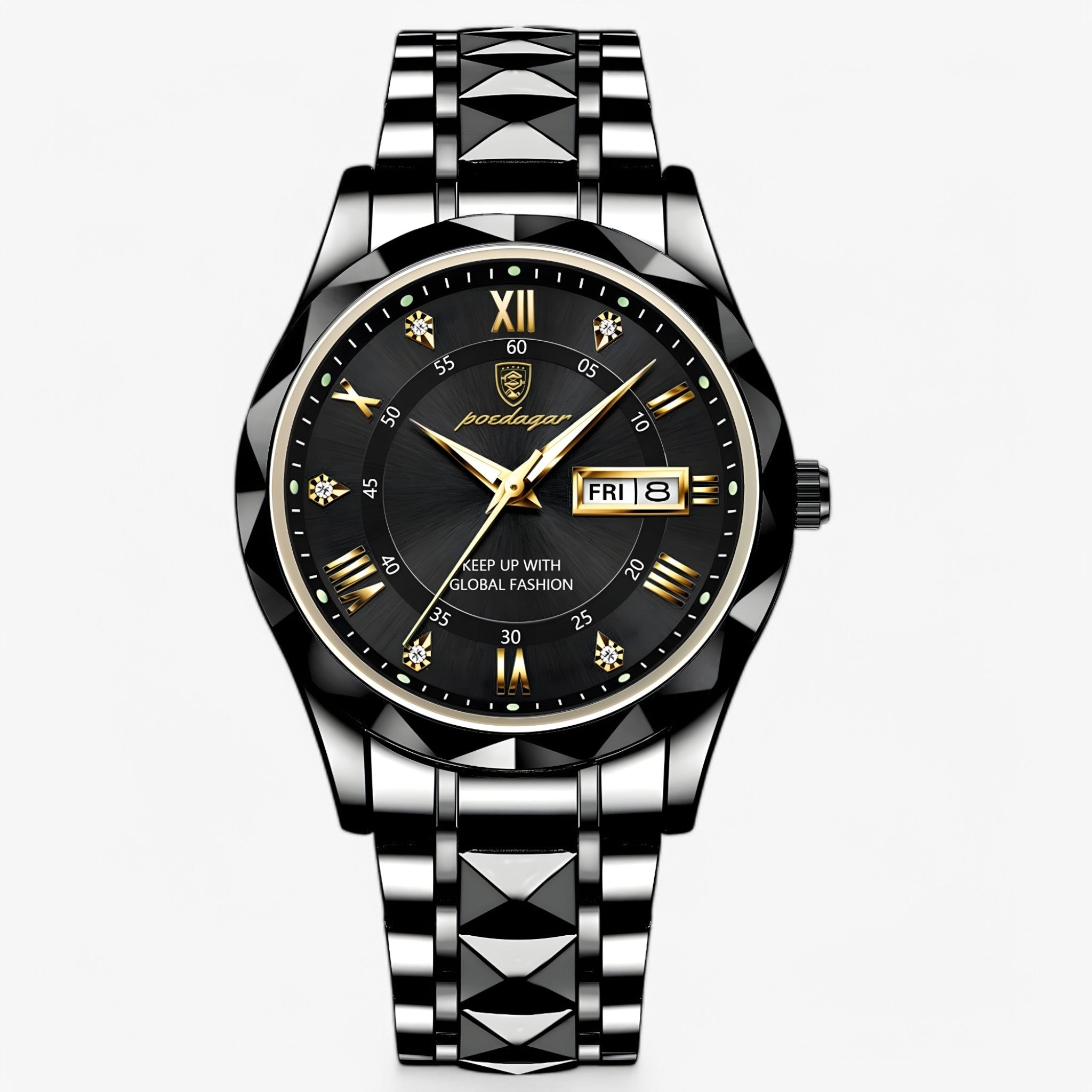 watches : Livio™ - Luxe polshorloges voor mannen in Zwart (Nog 4 stuks) van Pantino