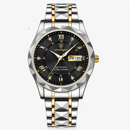 watches : Livio™ - Luxe polshorloges voor mannen in Zilver Zwart van Pantino