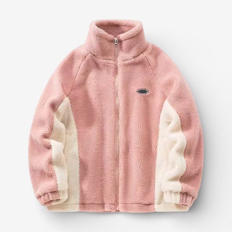 Cavero stand collar jacket med lynlås