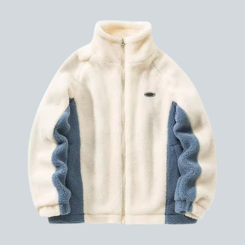 Cavero stand collar jacket med lynlås