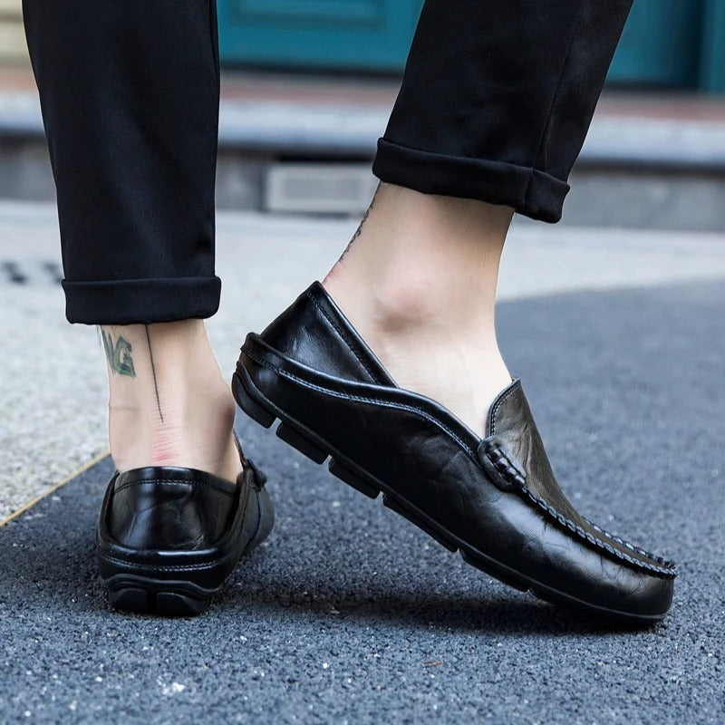 Herreloafers med slip-on design – Caverno
