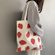 Printara taske dame – tote taske med print og lynlåslukning
