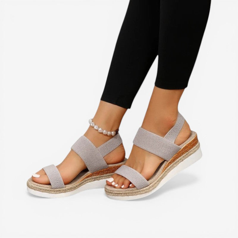Chunkira sandaler dame – remsandaler med chunky sål og åben tå