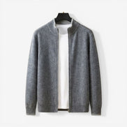 Norvik sweater herre – zip sweater med slim pasform og lange ærmer