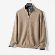 Norvik sweater herre – zip sweater med slim pasform og lange ærmer