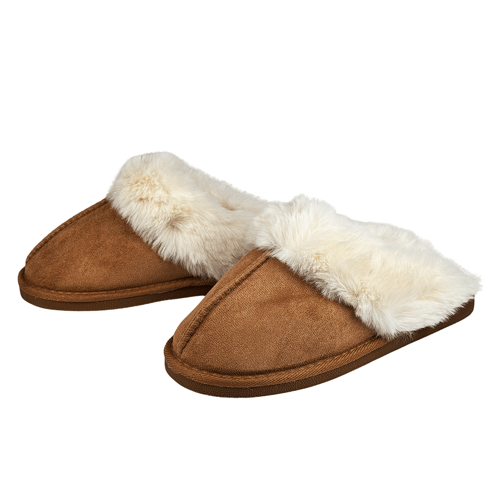 Klassiske varme hjemmesko i blødt materiale
