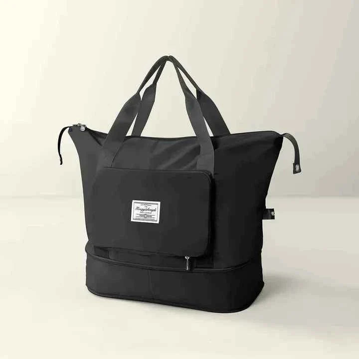 bags : MultiTravel™ | Opvouwbare Reistas in Zwart (Bijna uitverkocht) van Pantino