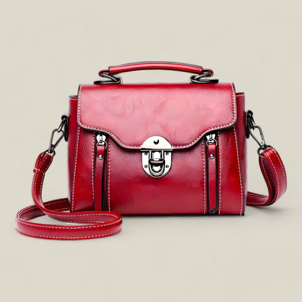 Elmira taske dame – skuldertaske med klaplukning og crossbody rem